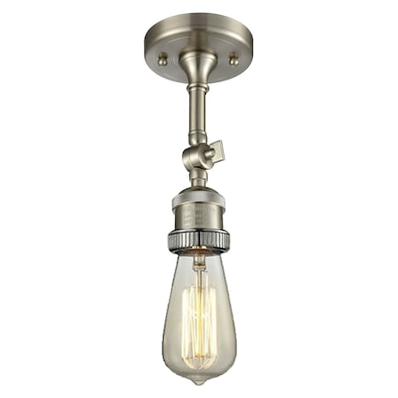 Innovations Lighting One Light Semi-Flush Mount 200NH-F-SN